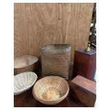 Wicker and Wood Box Collection