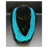 925 Blue Beaded Braclet