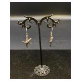 925 Starfish Earrings
