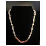 Coral and Pearl Necklace