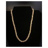 Vintage White Puka Shell Necklace