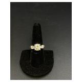 925 White Stone Ring