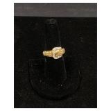 Sterling Silver Belt Ring