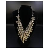 Large Necklace with Rhinestone