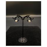 Sterling Silver Pearl Like Earrings