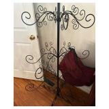 Wrought Iron Ornament Display Tree
