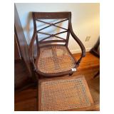 Mahogany Chair and Ottoman