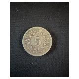 1869 Shield Nickel