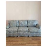 Blue Floral Couch