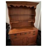 2 Piece Wooden Hutch