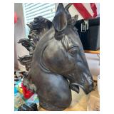 Large Horse Head Statue