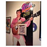 Elvis Presley Cutout with Collectible Pins