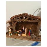 Vintage Nativity Manger Scene