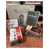 Eric Clapton Lot and Music Themed Books