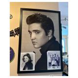 Large Elvis Presley Photo with Signatures