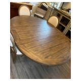 Round Wooden Table and Chairs