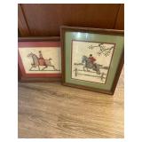 Needlepoint Horse Decor