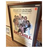 Original 1983 Big Chill Large Framed Poster