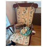Vintage Rocking Chair and Dolls