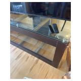 TV Glass Console Table