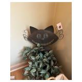 Cat Plant Stand Decor