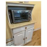 White Microwave Stand Cabinet