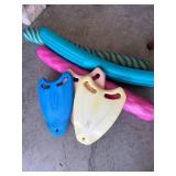 Kickboards and pool floats