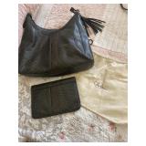 Cole Haan purse and cosmetic bag