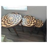 Set of 3 Round Stacking Tables