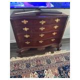 Mahogony Four-drawer Serpentine Chest