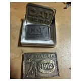 CAT and Hercules Belt Buckles