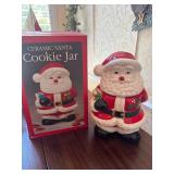Vintage Santa Cookie Jar in Box