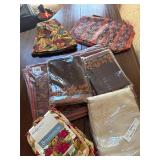 Fall Pacemats, napkins, table cloths and more