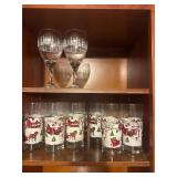 Christmas Glasses (12) & (2) total