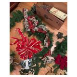 Large Wreath, mantle garland and more