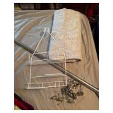 Shower Curtain, Rod and Hooks