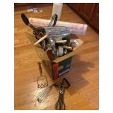Entire box of kitchen utensils