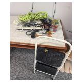 Step Stool, power cords and more