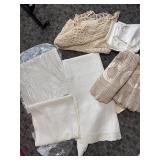 Table Cloth, runners and embroidered napkins