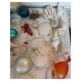 HUGE lot of coastal Christmas tree decor