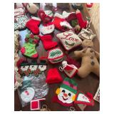 Large assortment of handmade and vintage Christmas