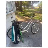 Sports Lot- Bike, bat and clubs