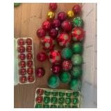 Red, Green & Hold Ornaments