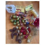 Large assortment of vintage ornaments