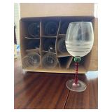 Set of 10 glasses