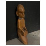 Hand Carved Wood African Tribal Figure