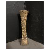 Figural Carved Bone by the Mix of Tribal Styles in