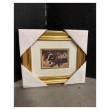 Traditional West African Rider Framed Picture