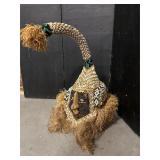 Kuba Mukyeem Helmet Mask from the Kuba Kingdom Est