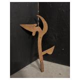 Azande Kpinga Throwing Knife made of Iron from Cen